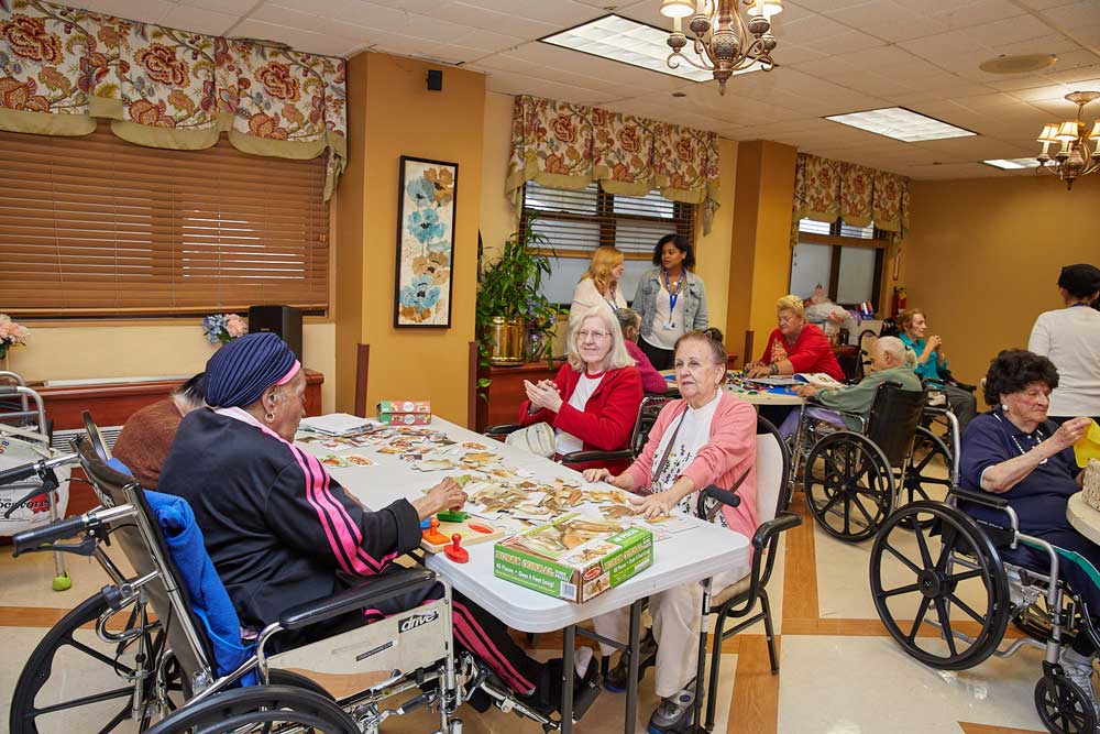 Social Room physical & occupational therapies at fairview rehab & nursing home