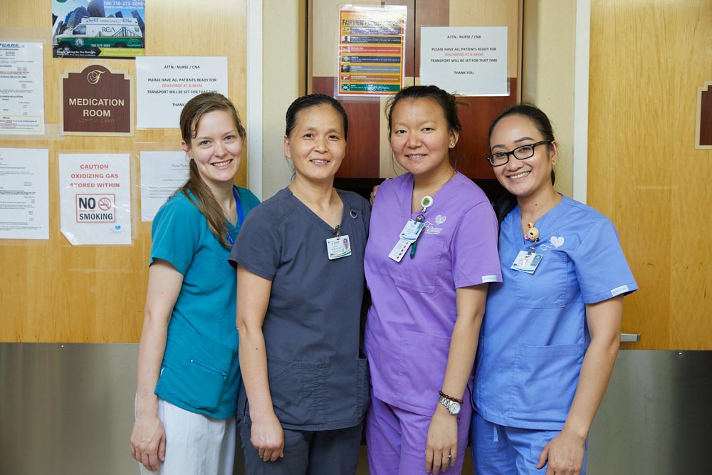 Fairview rehab nursing staff for Alzheimer disease care