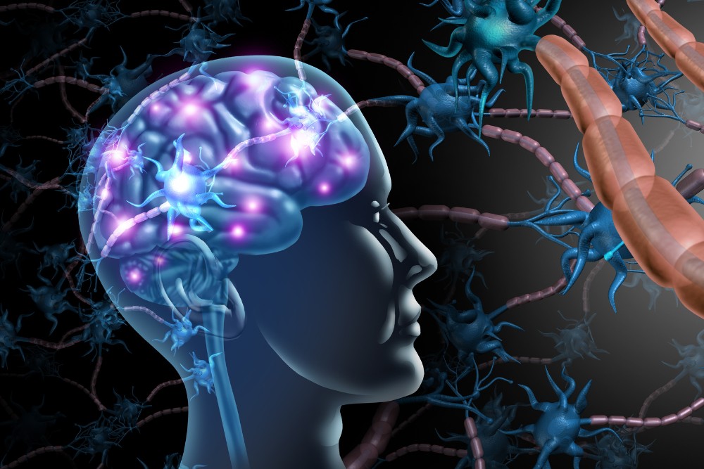 Visual graphical representation of a healing nervous system.